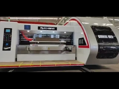 회전하는 전기 절단 물결 모양 판지 상자 기계는 죽습니다