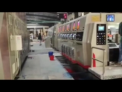 피자 박스 플렉소 2600mm 프린터 슬로터 다이 커터 자동 서보 모터 드라이브