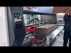 물결모양 카톤 박스 기계