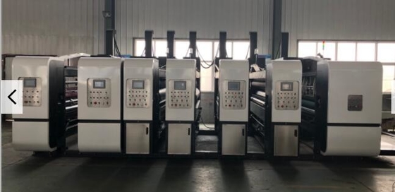피자 과일 상자 1개의 색깔 Flexo 인쇄 기계 Slotter 기계 180pcs/Min